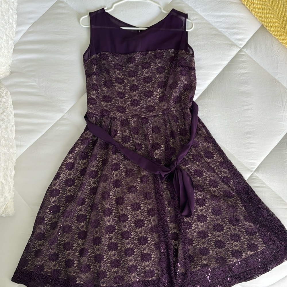 Purple sparkle dress